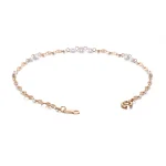 0.9ctw Lab Grown Diamond Lip Chain Bracelet for Women - Image 2