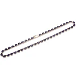 Semicircle Shape Lab Sapphire Necklace with Elegant Links