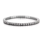 Eternal Radiance Tennis Bracelet | 2.5ctw Round-Cut Lab Diamond Bracelet in 18K Yellow Gold