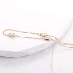 Elegant Gold Emerald Cut Bracelet