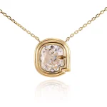 Classic Customized Shape Moissanite Pendant Necklace