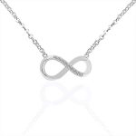 Elegant Infinity Moissanite Necklace