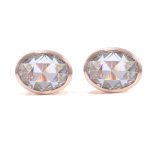 Fabulous VVS Moissanite Oval Cut Stud Earrings