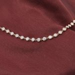 Elegant Bezel-Set Moissanite Gold Tennis Bracelet
