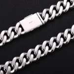 Special Offer:18mm Iced Out Cuban Chain | Center Stones  | 925 Sterling Silver - Image 8