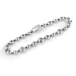 Graduated Round Cut Moissanite Design Tennis Bracelet - Image 2