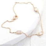 Elegant Gold Emerald Cut Bracelet