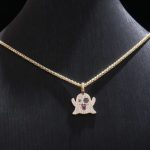 Charming Moissanite Ghost Pendant