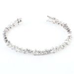 multi shape diamond tennis bracelet
