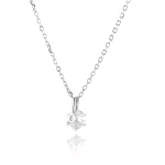 Classic 6-Prong Round Lab Diamond Solitaire Pendant | Pendant Only
