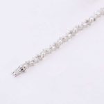 multi shape diamond tennis bracelet