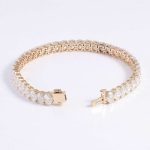 Oval Moissanite tennis bracelet