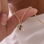 Charming Moissanite Ghost Pendant