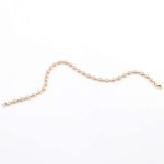 Elegant Bezel-Set Moissanite Gold Tennis Bracelet