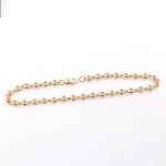 Elegant Bezel-Set Moissanite Gold Tennis Bracelet