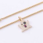 Charming Moissanite Ghost Pendant