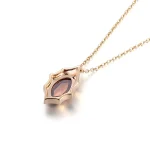 Marquise Cut Lab Gemstone Solitaire Pendant Charm (Pendant Only)
