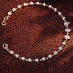 Pear Moissanite and Round Cut Bracelet