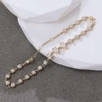 Pear Moissanite and Round Cut Bracelet