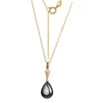 ​Pear Lumina Solitaire Pendant | 3ct Pear-Cut Lab Diamond Pendant in 18K Gold (Pendant Only)​