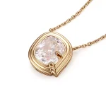 Classic Customized Shape Moissanite Pendant Necklace