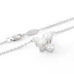 Floral Radiance: 42CM Moissanite Flower Pendant Necklace