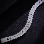 Special Offer: Full-Pavé Moissanite Cuba Necklace/Bracelet with High-Impact Brilliance