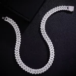 Special Offer: Full-Pavé Moissanite Cuba Necklace/Bracelet with High-Impact Brilliance