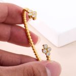 Open Quatrefoil Bujukan Bead Cuff Bracelet