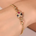 Fortune Lion Universal Buckle | Lion Dance Head Pendant with Ruby & Lab Diamonds（pendant only）