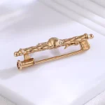 Multi-functional Pendant | Two-in-One 18K Brooch/Pendant with Round Lab Diamond（pendant only）