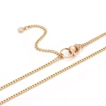 18k Yellow Gold Diamond Necklace Lariat Style Curb Chain