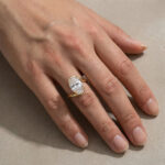 S925 5.0Ct Oval Cut Solitaire Simulated Diamond Engagement Ring in Sterling Silver - Image 2