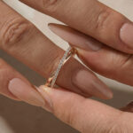S925 Unique X Criss Cross Wedding Band For Women In Sterling Silver - Image 10