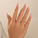 S925 1.3Ct Open Round Cut Eternity Wedding Band In Sterling Silver - Image 7