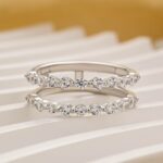 S925 Classic 0.77Ct Insert Wedding Band Engagement Ring Enhancer - Image 4
