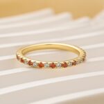 S925 Sterling Silver Classic Full Eternity Thin Wedding Band For Women - Image 17
