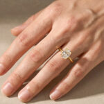 S925 Maxine Attractive Moissanite 2.5 Ct~4.0 Ct Cushion Cut Engagement Ring - Image 16