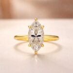 S925 Classic 1.0 ~3.0Ct Marquise Cut Solitaire Promise Ring For Women - Image 14