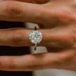 S925 Maxine 2.0~4.0 Carat Moissanite 6 Prong Round Cut Promise Ring - Image 14