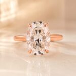 S925 Maxine Classic Moissanite 2.0 Ct~5.5 Ct Solitaire Oval Cut Engagement Ring - Image 27