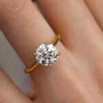 S925 Maxine Moissanite Solitaire 2.0~4.0 Carat Round Cut Engagement Ring - Image 7