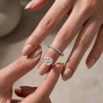 S925 2.5 Carat Cushion Cut Bridal Wedding Ring Set Travel Ring With Half Eternity Wedding Band - Image 14