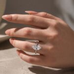 S925 4.0Ct Marquise Cut Twist Hidden Halo Engagement Ring Travel Ring In Sterling Silver - Image 9