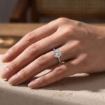 S925 Maxine Moissanite 2.0 Ct~4.0 Ct 6 Prong Round Cut Engagement Ring - Image 2