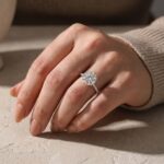 S925 Maxine Moissanite 2.0 Ct~4.0 Ct 6 Prong Round Cut Engagement Ring - Image 15