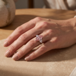 S925 Maxine 6.0Ct/6.5Ct Marquise Cut Three Stone Engagement Ring In Sterling Silver - Image 4