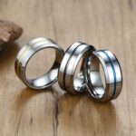 Men's Simple & Classic Wide Wedding Band In Titanium Steel - Image 2