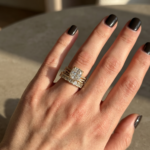 S925 3PC Wedding Ring Set 4.5 Carat Cushion Cut Engagement Rings With Criss Cross Wedding Band & Eternity Wedding Band - Image 7