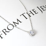 S925 Moissanite  Round Cut Pendant Necklace - Image 3